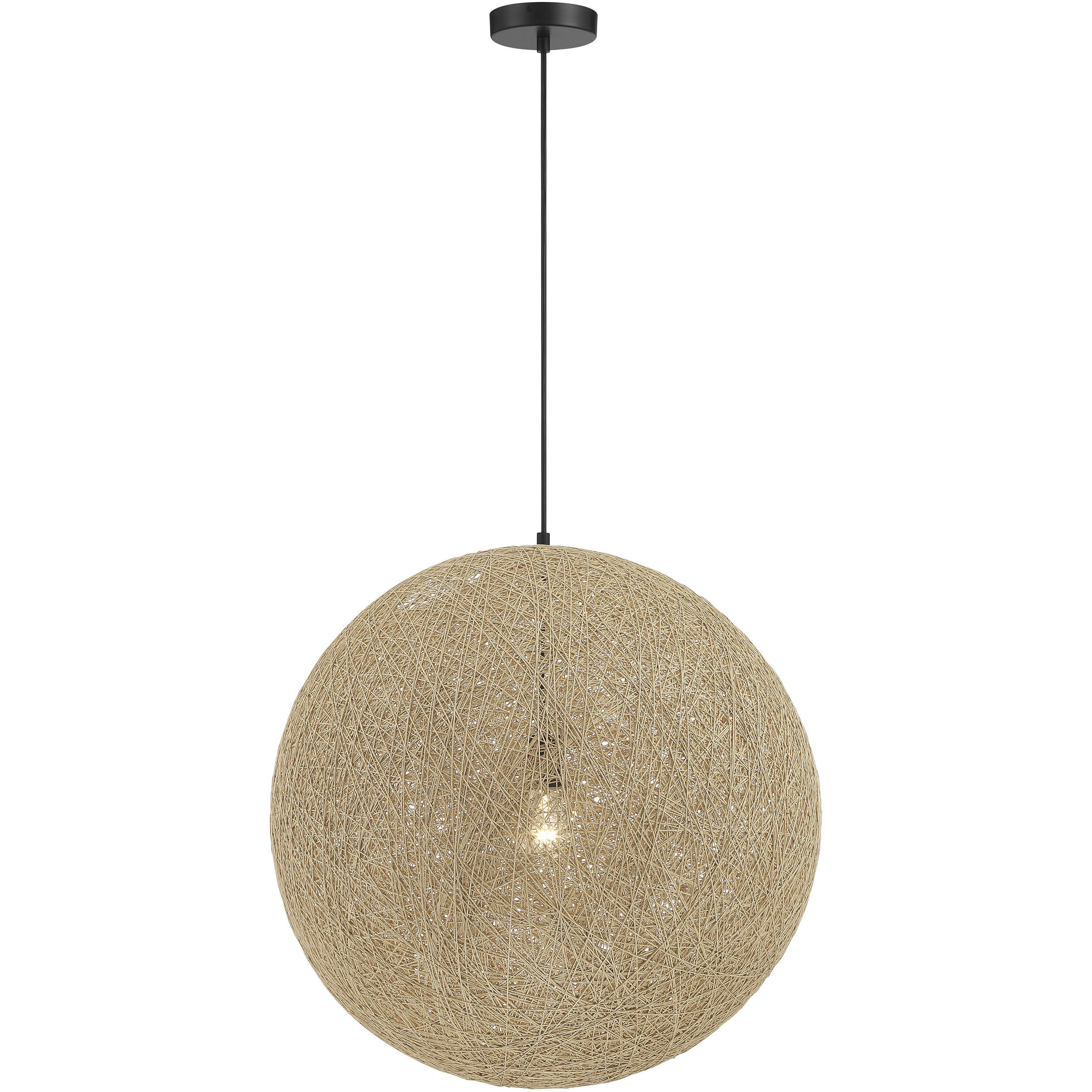 Entwined 1 Light 24 inch Coal Pendant Ceiling Light